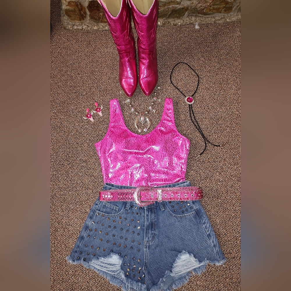 Women's Hot pink Bodysuit
